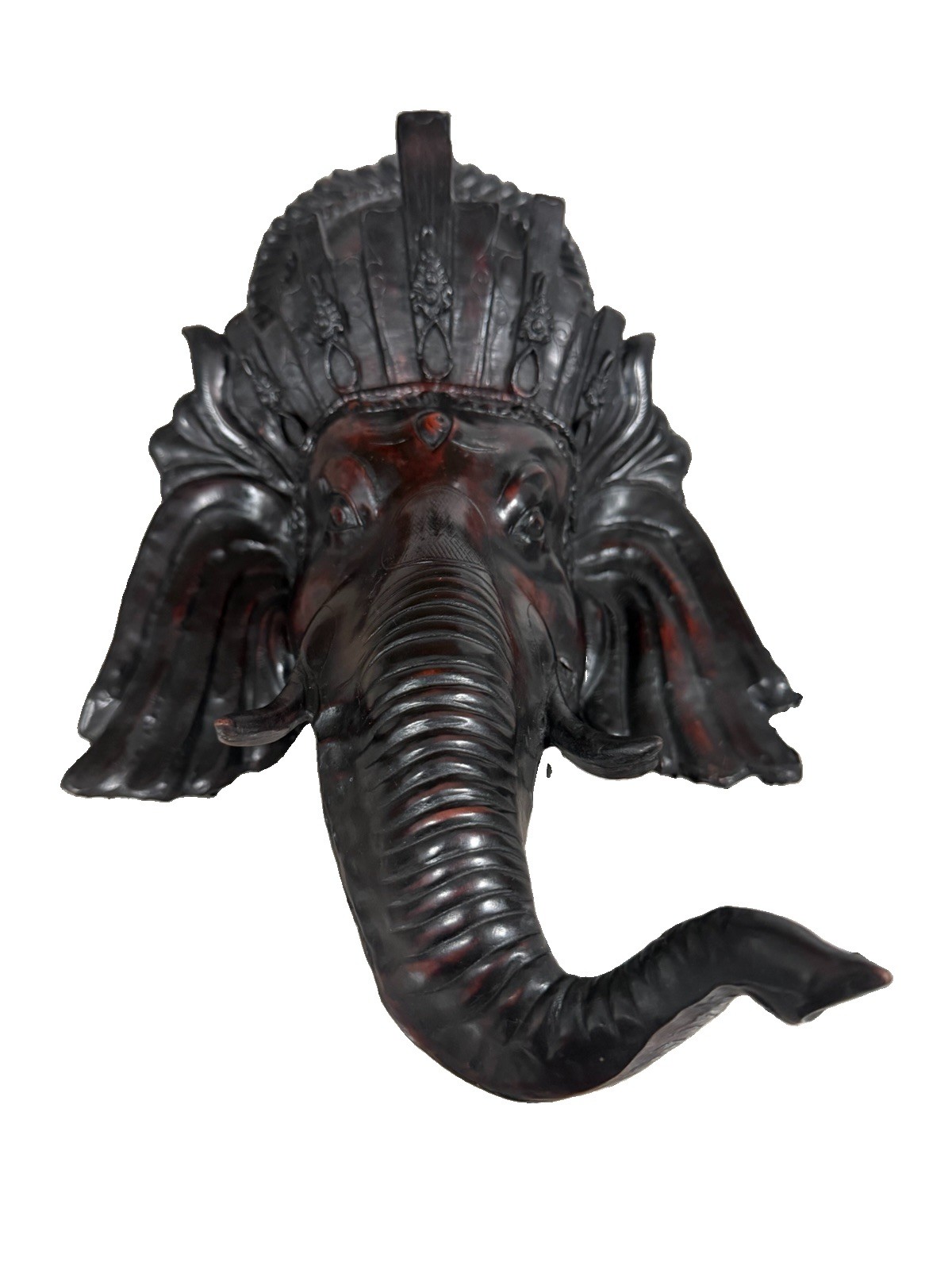Ganesh God Wood Carving Made in Nepal