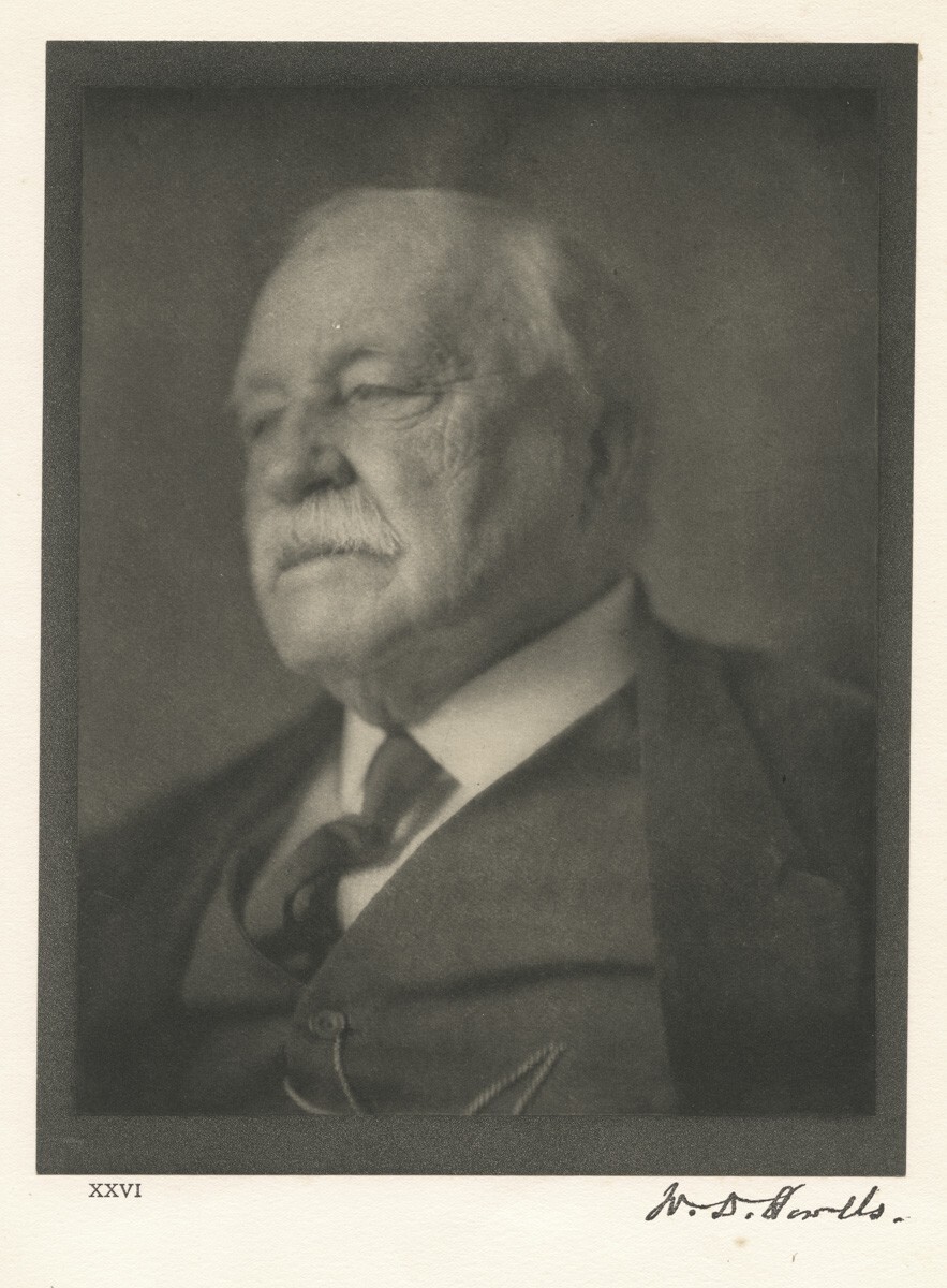 c.1910 PHOTOGRAVURE MEN OF MARK ALVIN LANGDON COBURN - WD HOWELLS