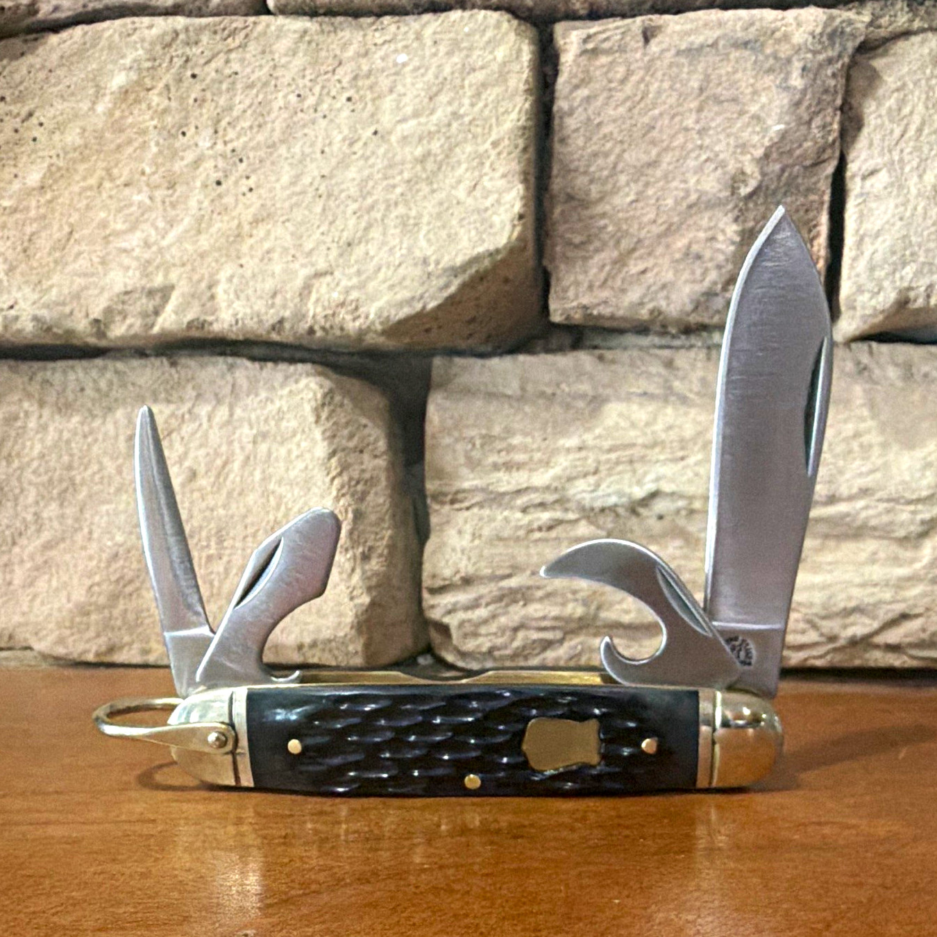 Kissing Crane Camp Knife - Scout Knife - Pocketknife, 1984 Kissing Crane Camp Knife - Scout Knife - Pocketknife, 1984