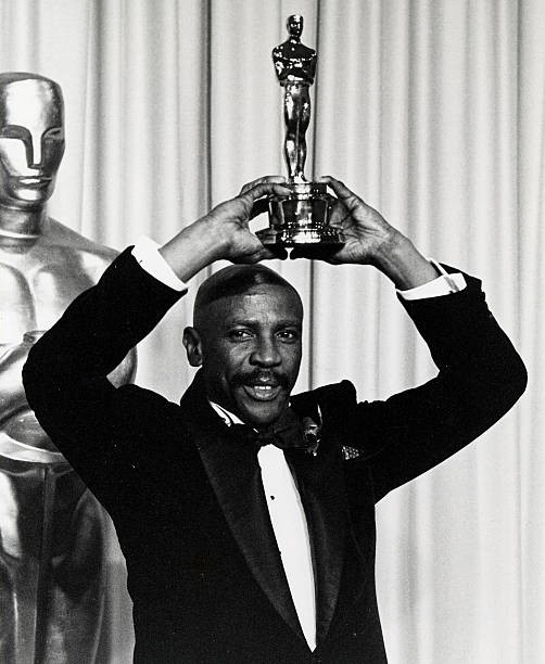 Louis Gossett Jr at 55th Academy Awards Pressroom at Dorothy Chand- Old Photo