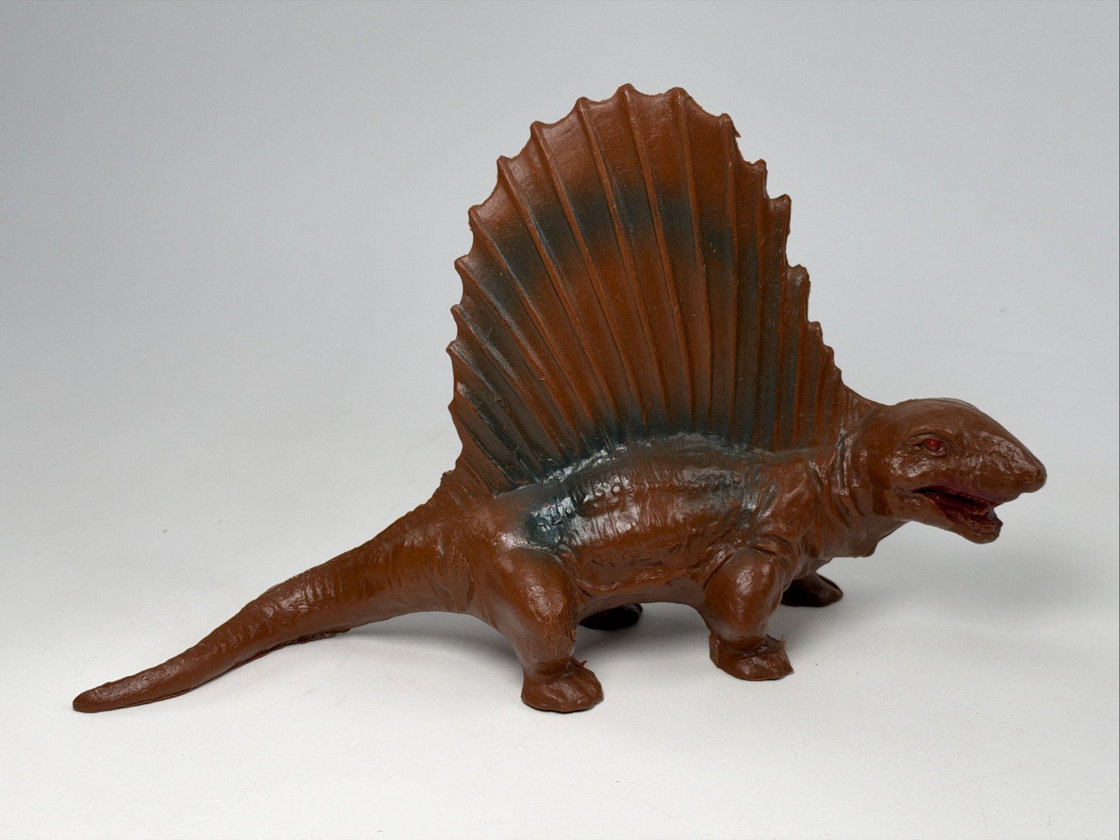 Vintage 1950s J.H. Miller Wax Plastic Dinosaur Dimetrodon - VERY NICE