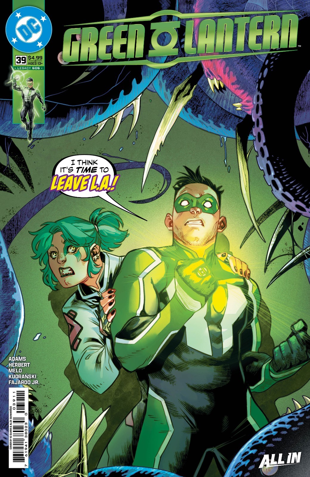 Green Lantern #39 (2026) (New) Choice of Covers