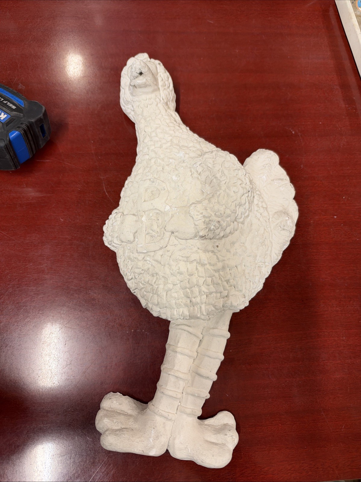 Vintage Rare Sesame Street Big Bird Chalkware Plaster /W Decor White 15” 1970’s