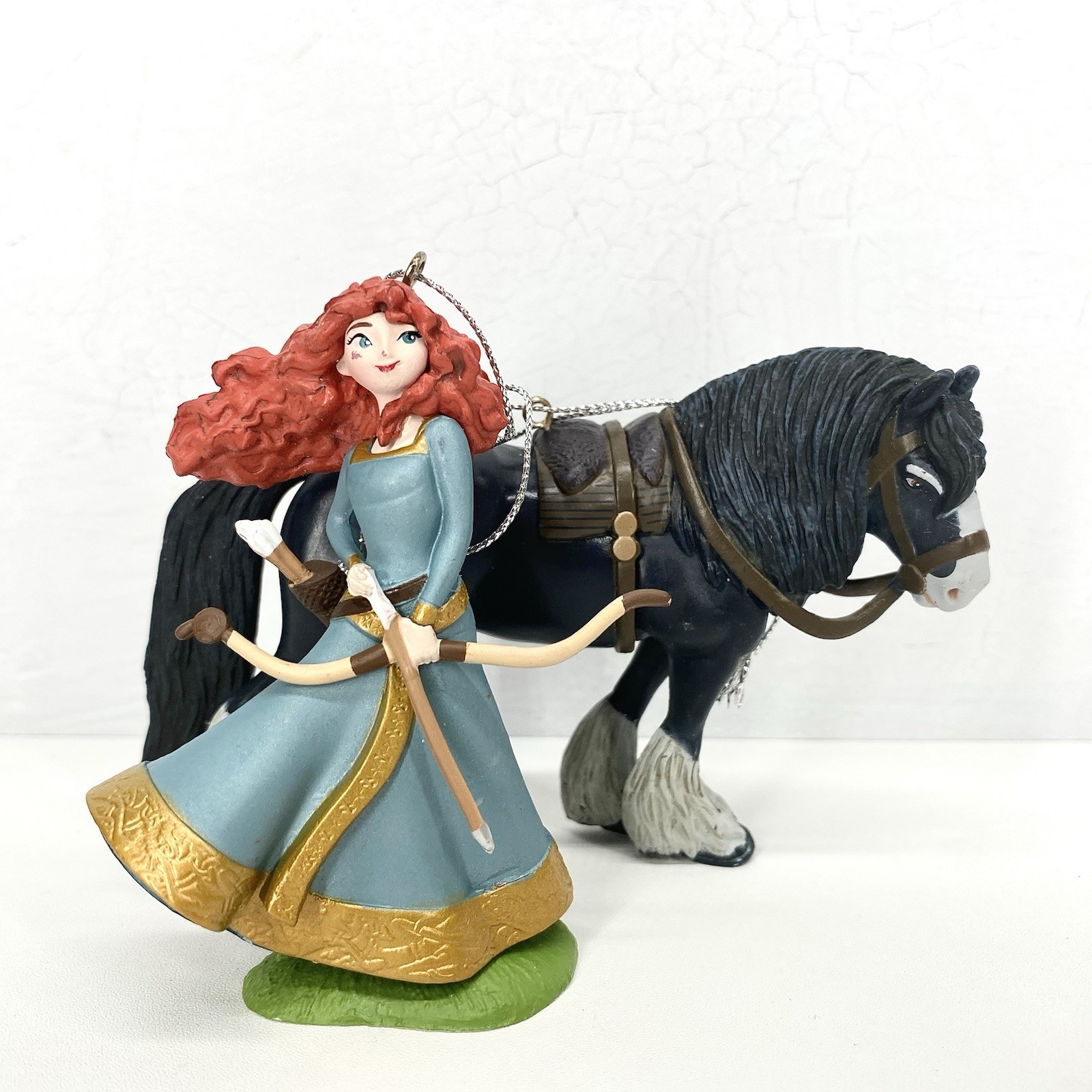 Brave Merida And Angus Christmas Ornament Set Disney Princess