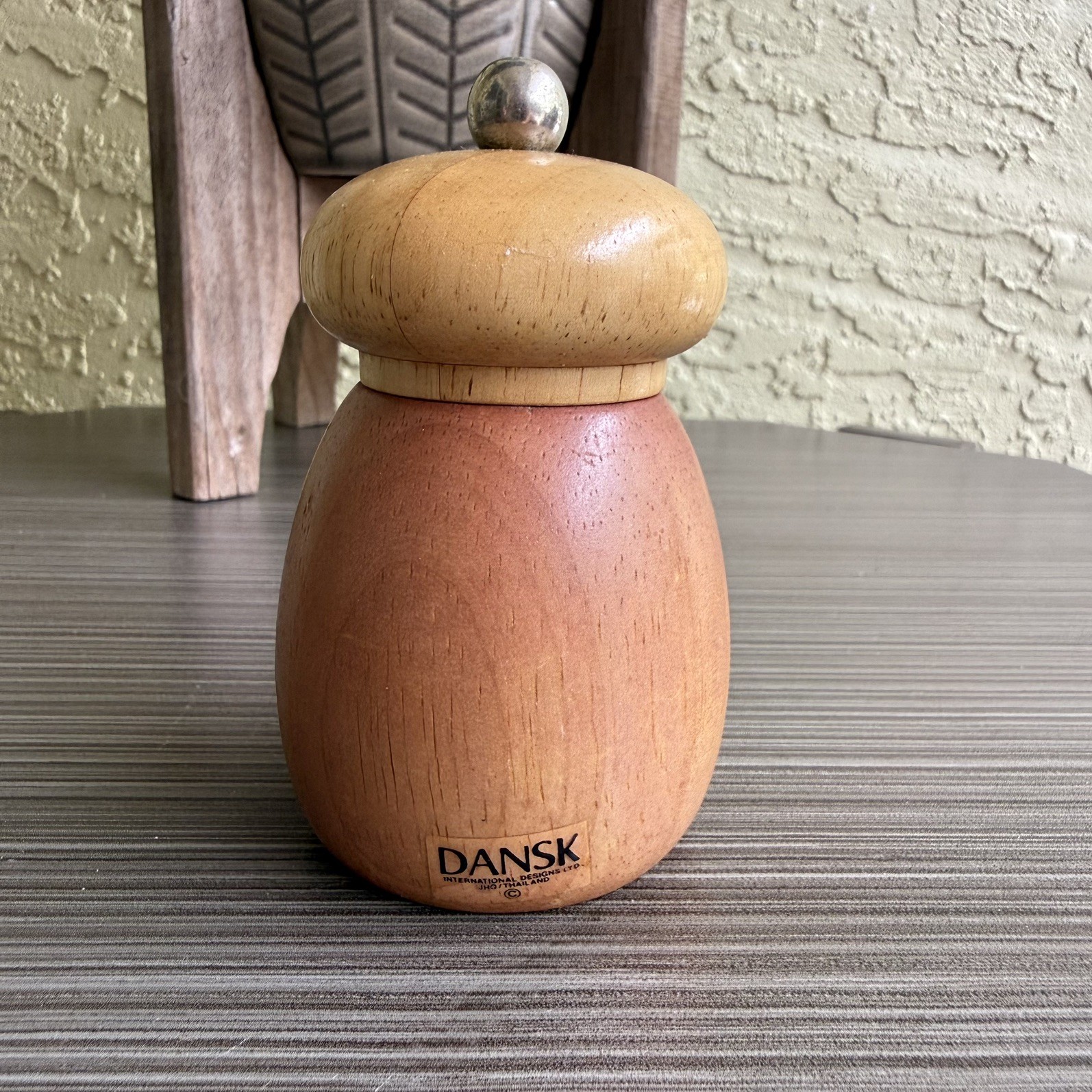Rare Vintage Dansk International Designs Ltd. Wood Pepper Mill – Uncommon Design