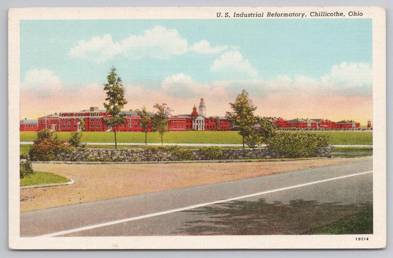 US Industrial Reformatory in Chillicothe Ohio c1930s Postcard