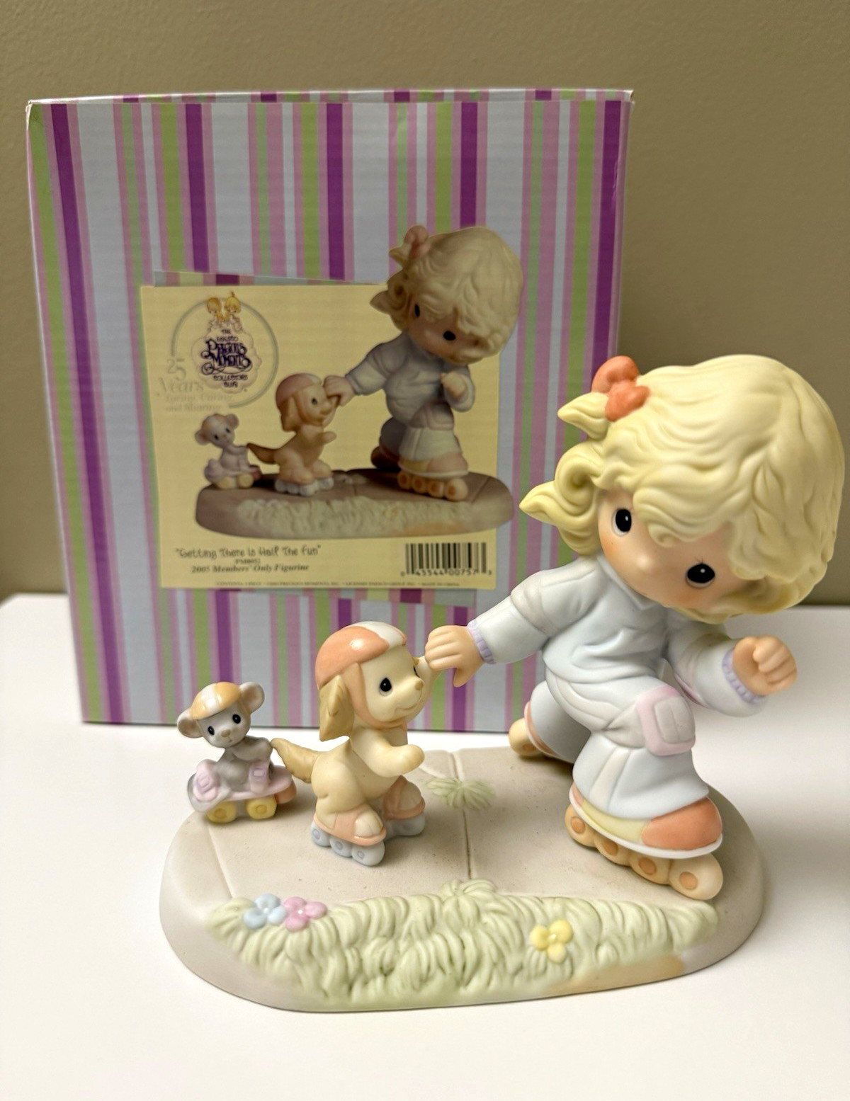 Precious Moments “Getting There Is Half The Fun” Members Only Figurine Boxed Precious Moments “Getting There Is Half The Fun” Members Only Figurine Boxed