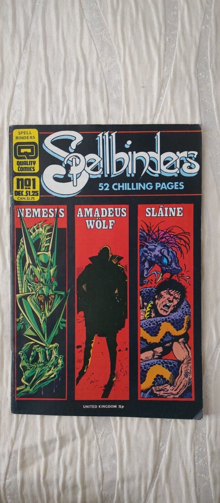 Cb21~comic book~rare spellbinders 52 chilling pages issue #1 Dec