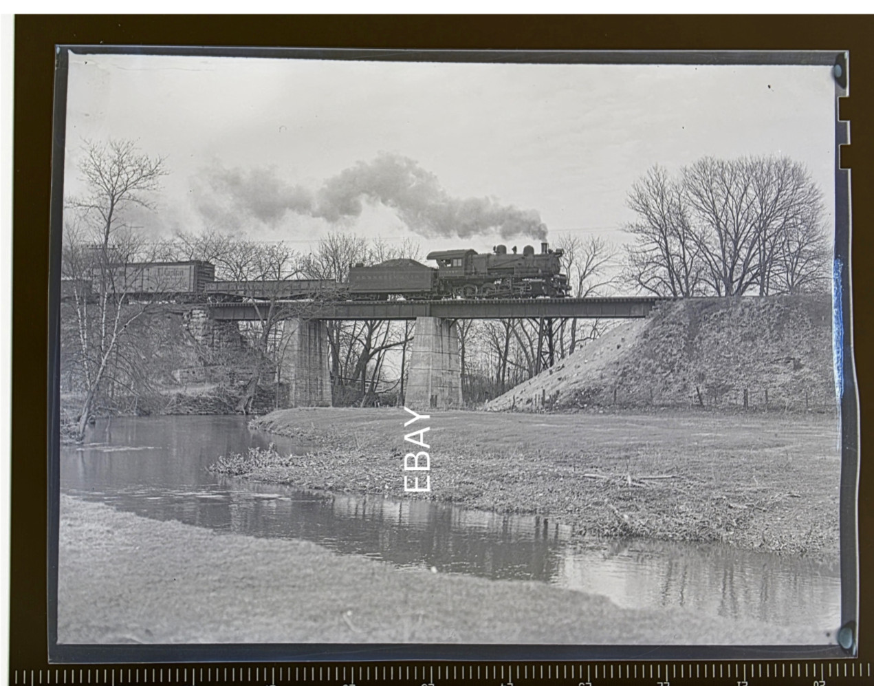 3/15/47 Pennsylvania Railroad PRR No. 1043 H-6 Essington, PA Photo Negative 3/15/47 Pennsylvania Railroad PRR No. 1043 H-6 Essington, PA Photo Negative
