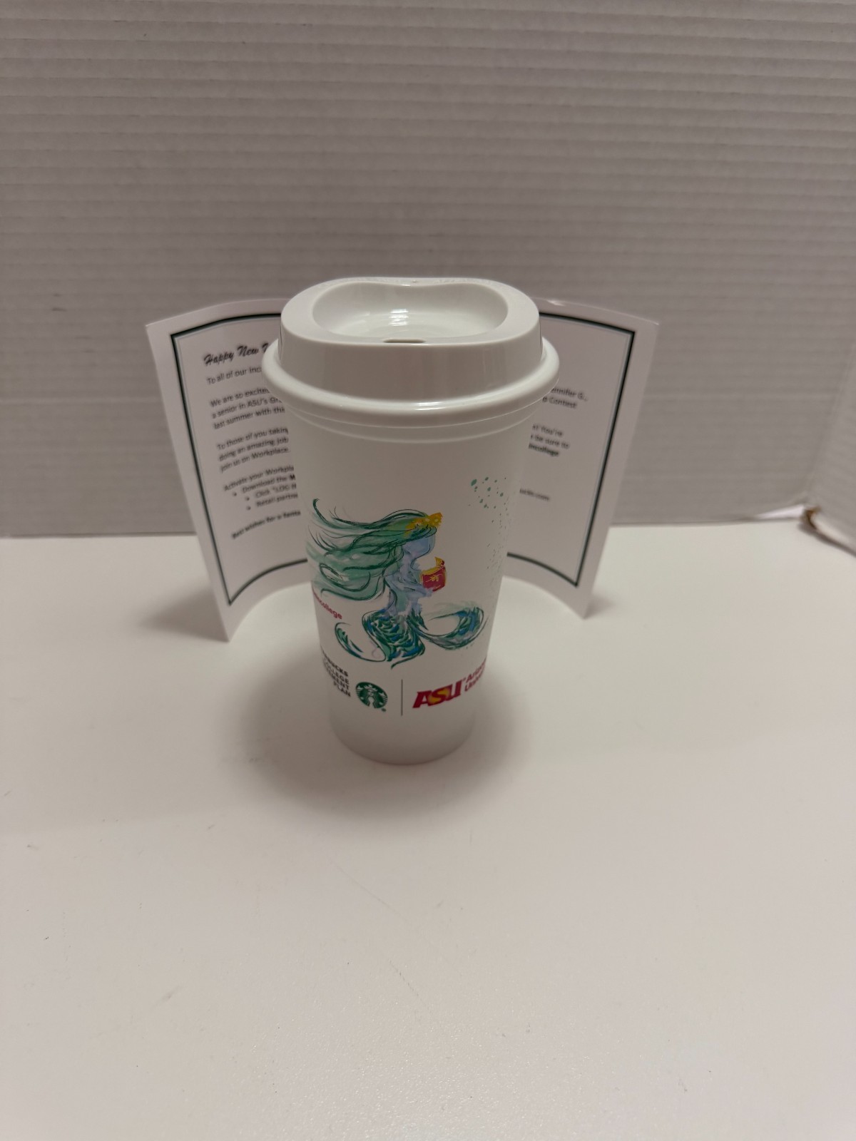 STARBUCKS Reusable Grande 16 OZ Plastic Coffee Tea Hot Cup Mug