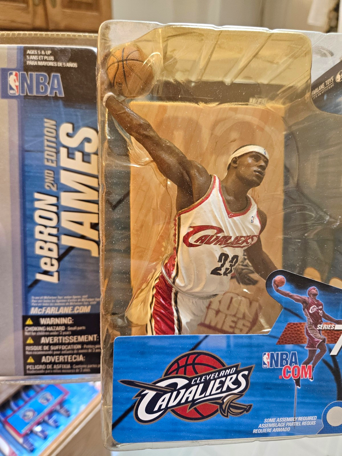 McFarlane Toys LeBron James Cleveland Cavaliers NBA 2nd Edition Figure Unopened