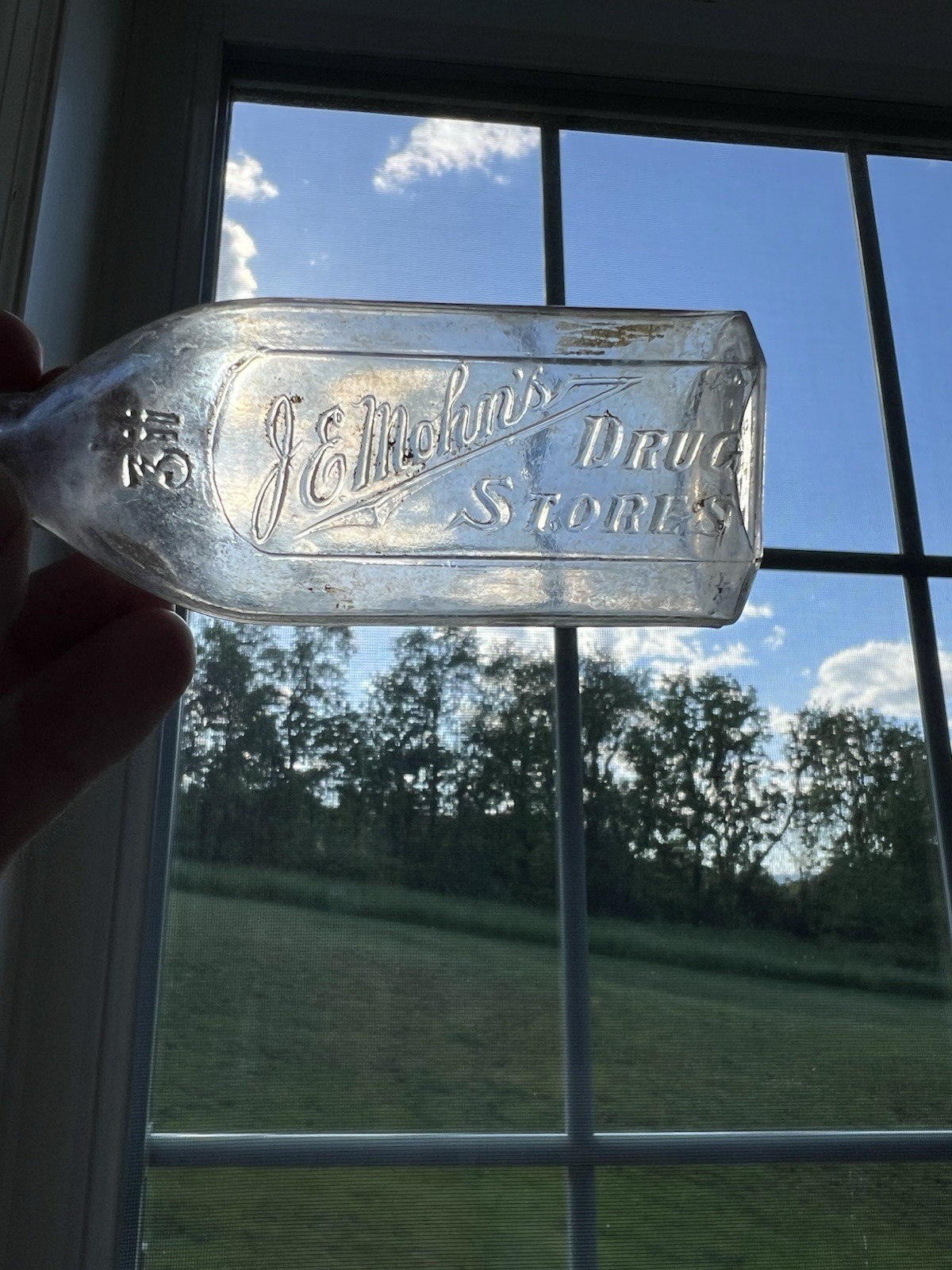 Vintage J. E. MOHN’S DRUG STORE BOTTLE