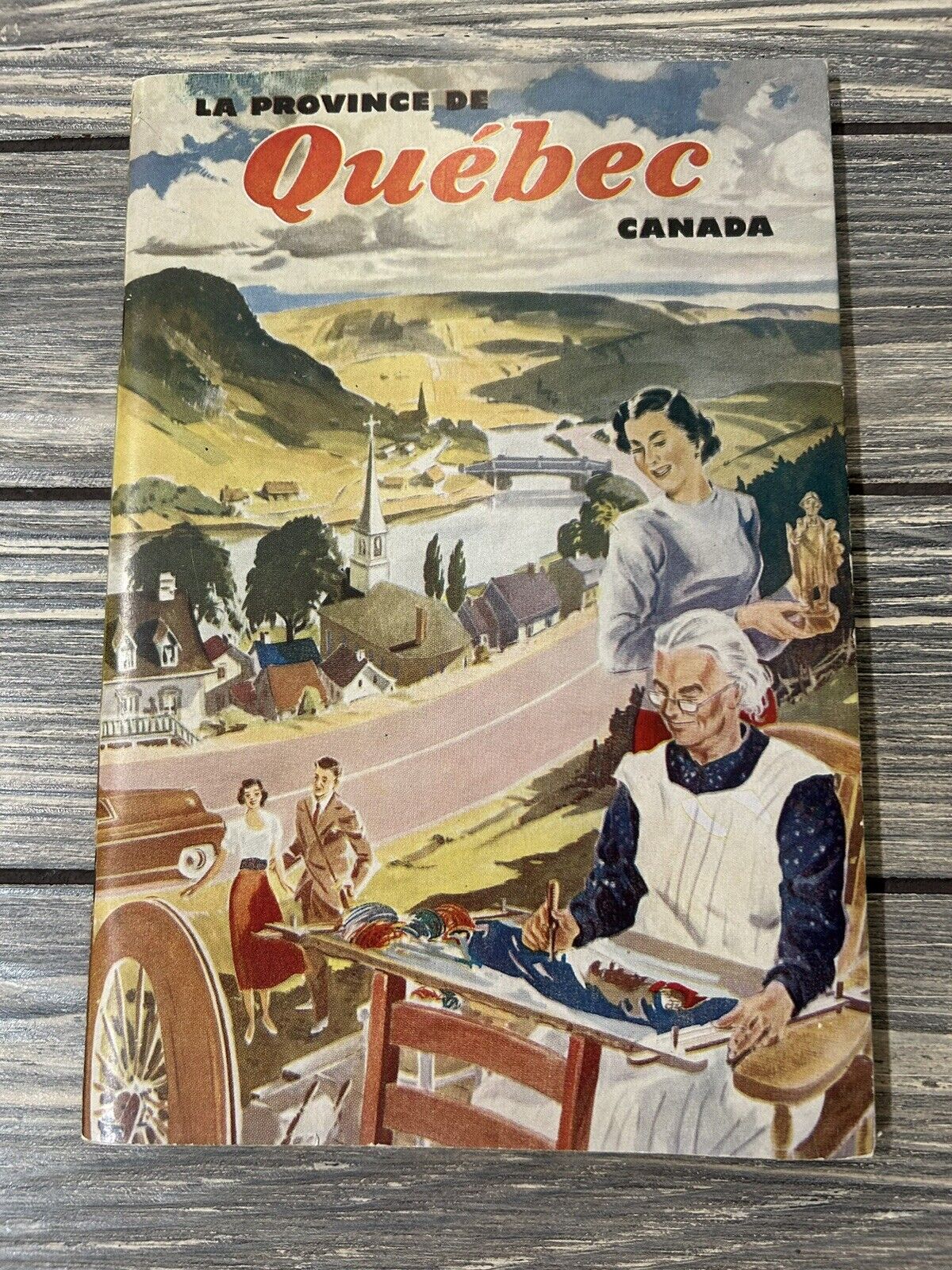 Vintage La Province De Quebec Canada Booklet Souvenir