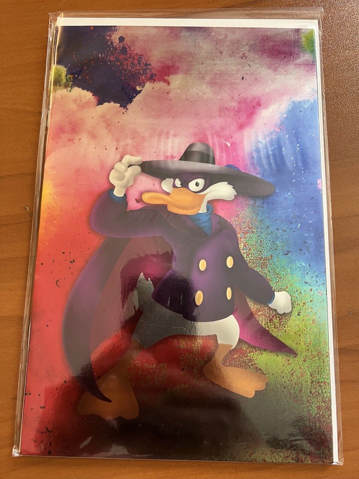 Disney’s Darkwing Duck Kickstradomis Rainbow Color Splash Variant FOIL Deibert