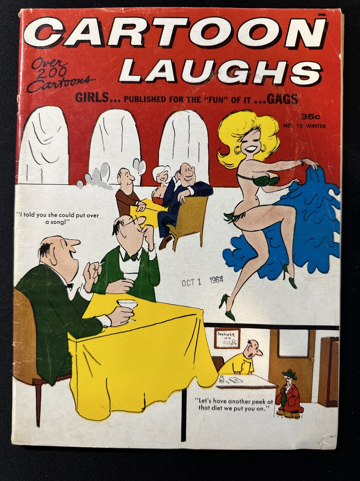 Cartoon Laughs #10 Girls… Published For the Fun Of It 200+ Cartoon Comics 1964