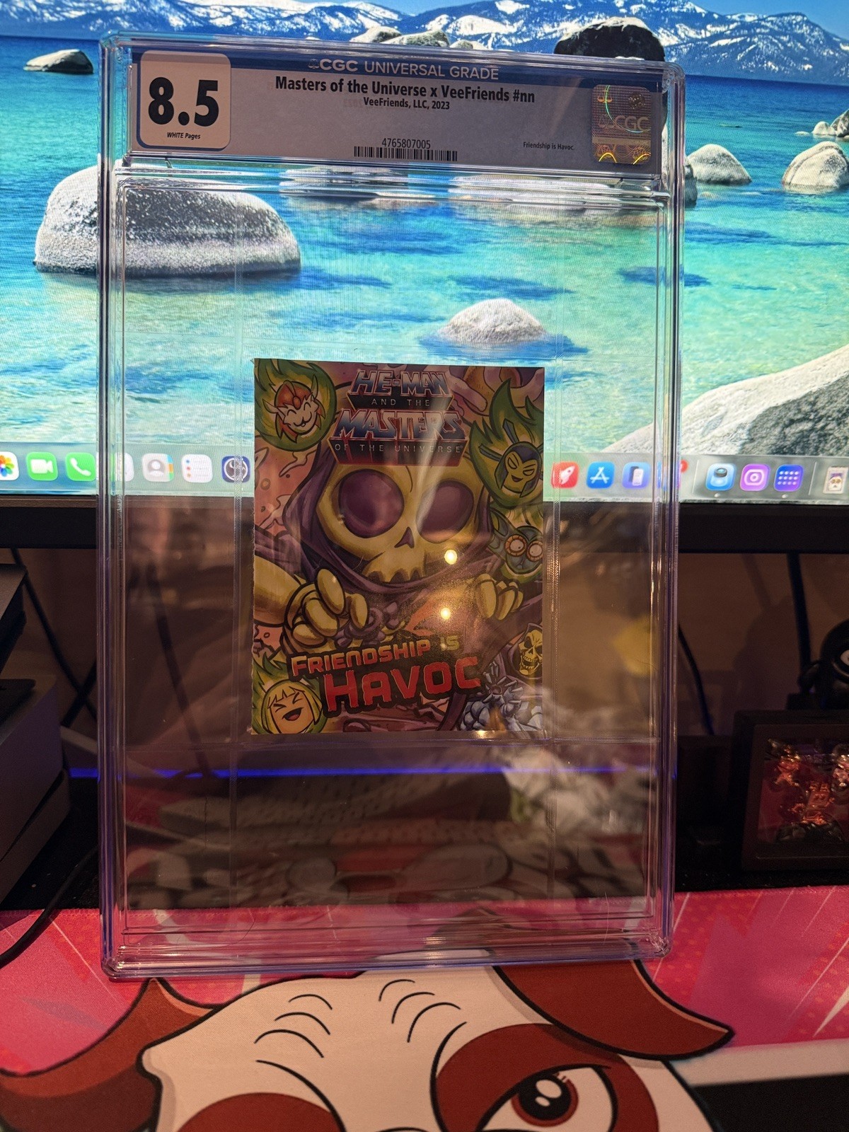 Veefriends Comic Book HE-MAN COLAB WITH TOY SET CGC 8.5