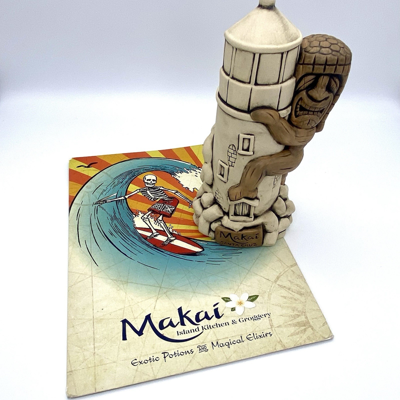 Tiki Farm BigToe Mug Makai Santa Cruz Tiki Bar Lighthouse The Bonzer 1st Edition
