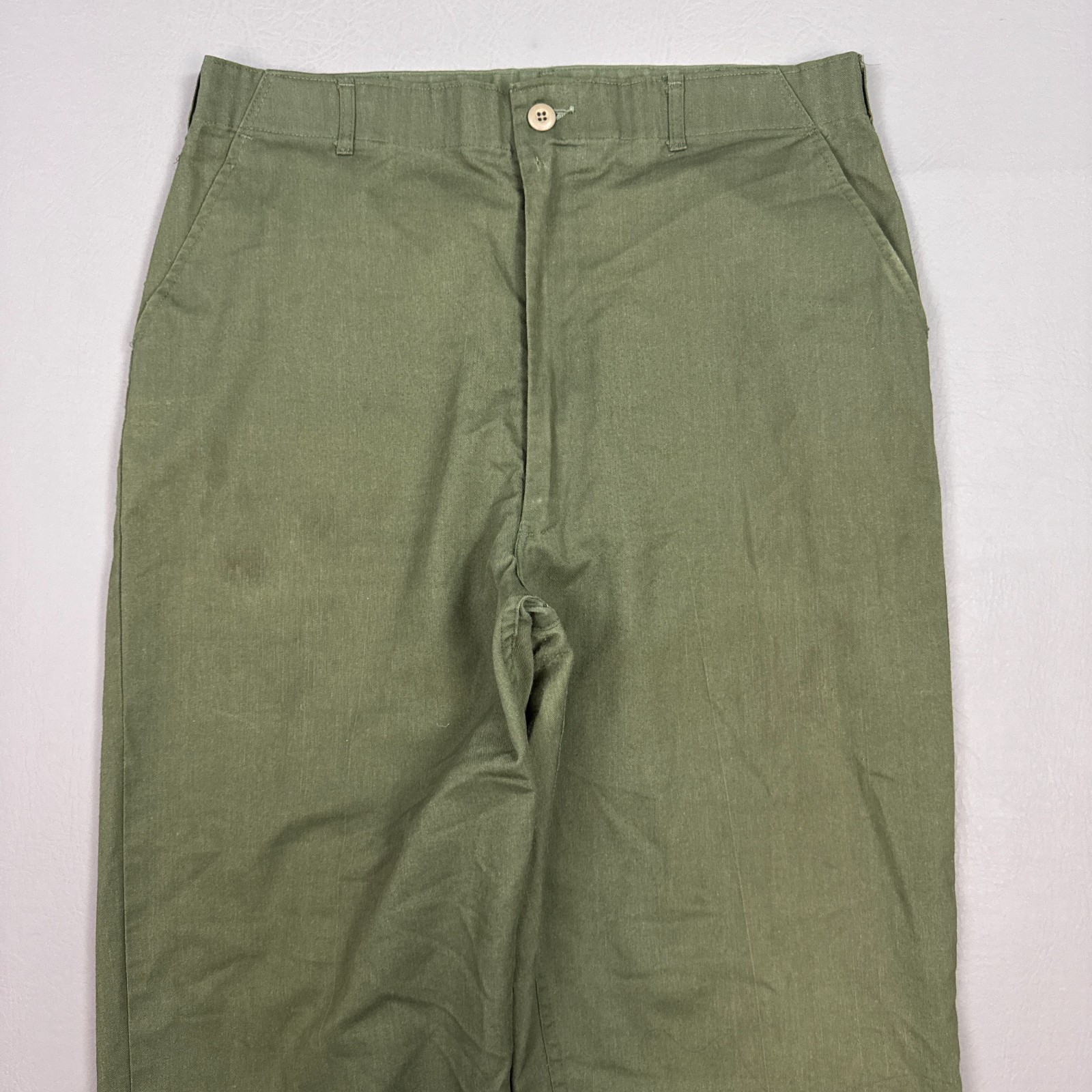 Vintage US Military Pants Mens 36x35 Green OG 507 Trouser Utility 80s (Tag38x35)