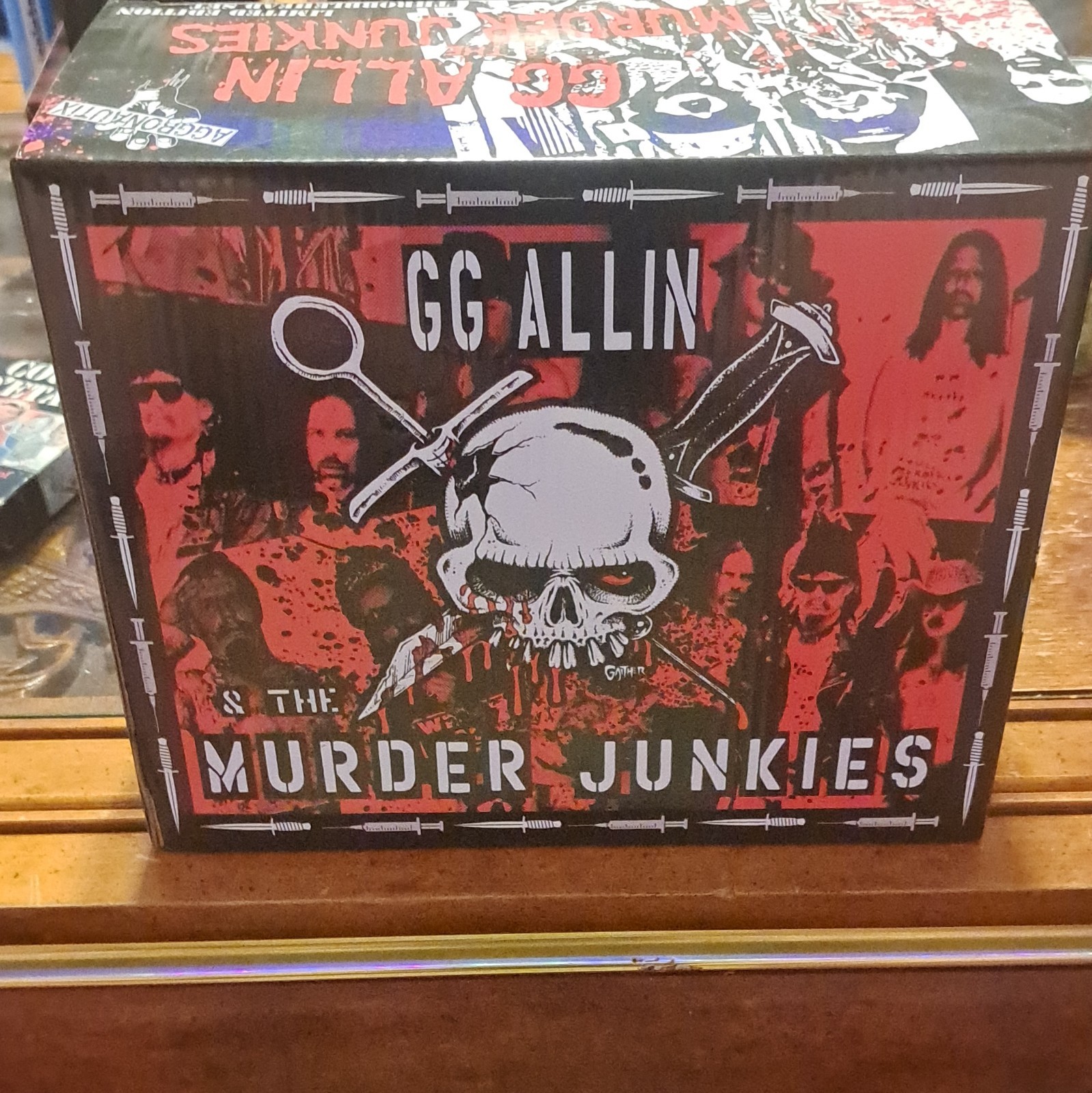 Aggronautix GG Allin & The Murder Junkies Throbblehead PAIR #144 & #145 /500 