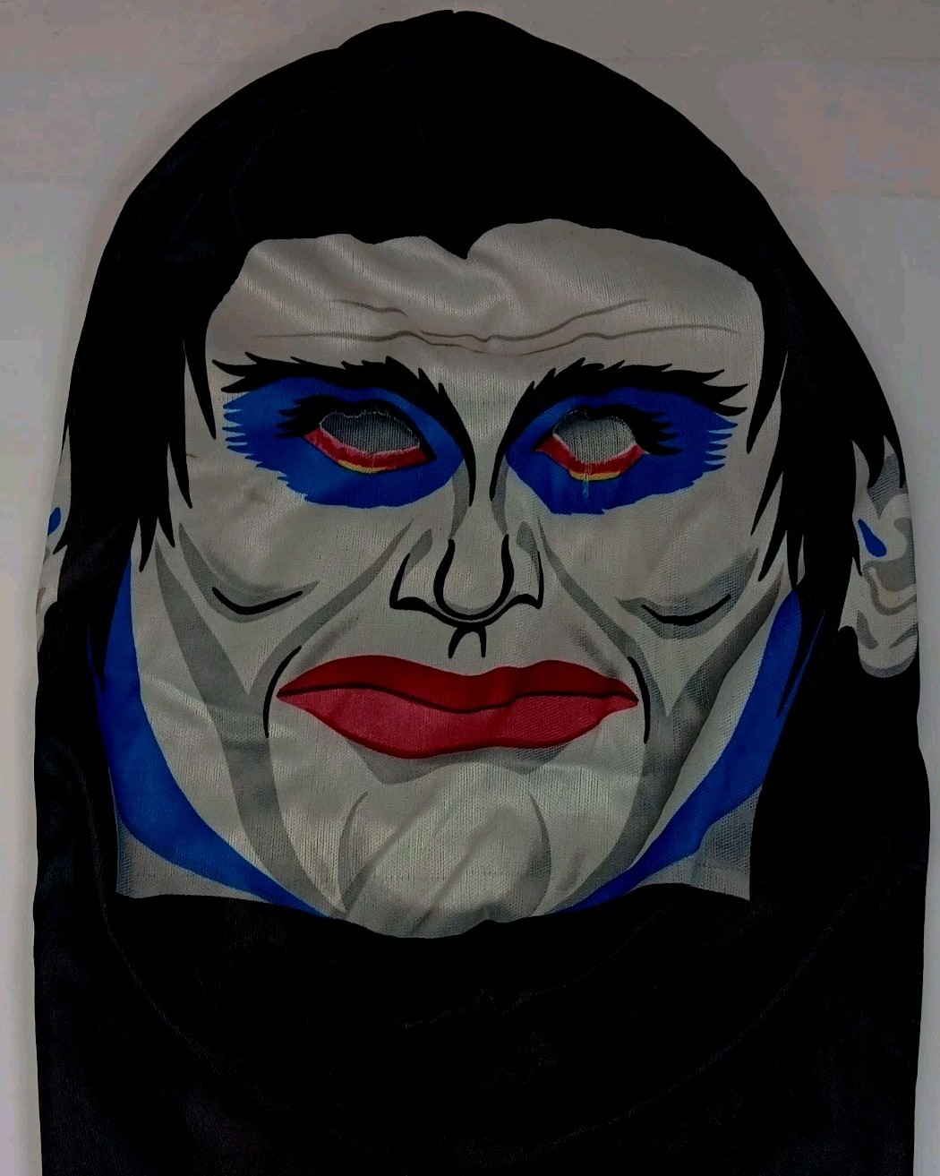 Vintage Topstone Industries Knit Balaclava Style Mask Halloween Costume