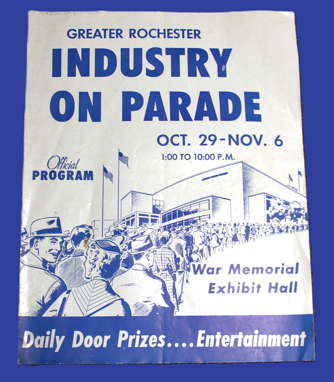 ROCHESTER NEW YORK INDUSTRY ON PARADE EXIBIT OFFICIAL PROGRAM BROCHURE 1955