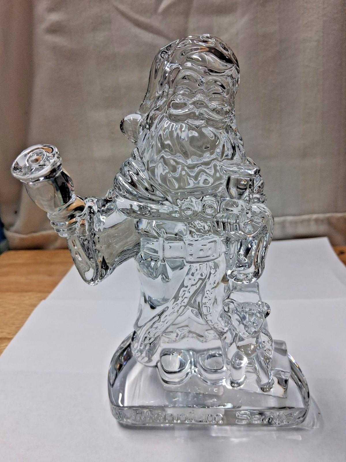 Waterford Millennium Santa Christmas Crystal Figurine Vintage