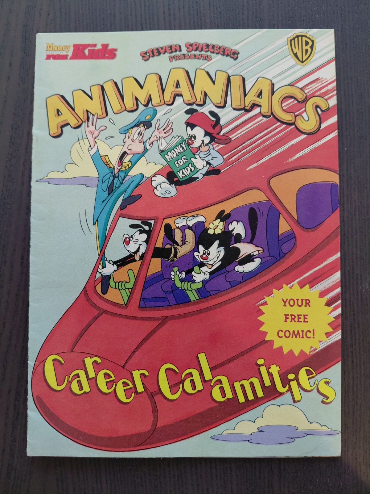 Animaniacs Career Calamities Promo Comic 1995 Money For Kids Warner Bros VF/NM