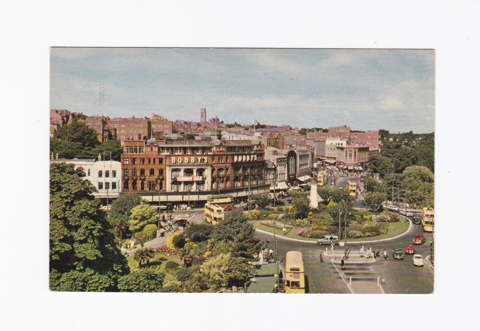 England Scotland Vintage Postcard The Square Bournemouth