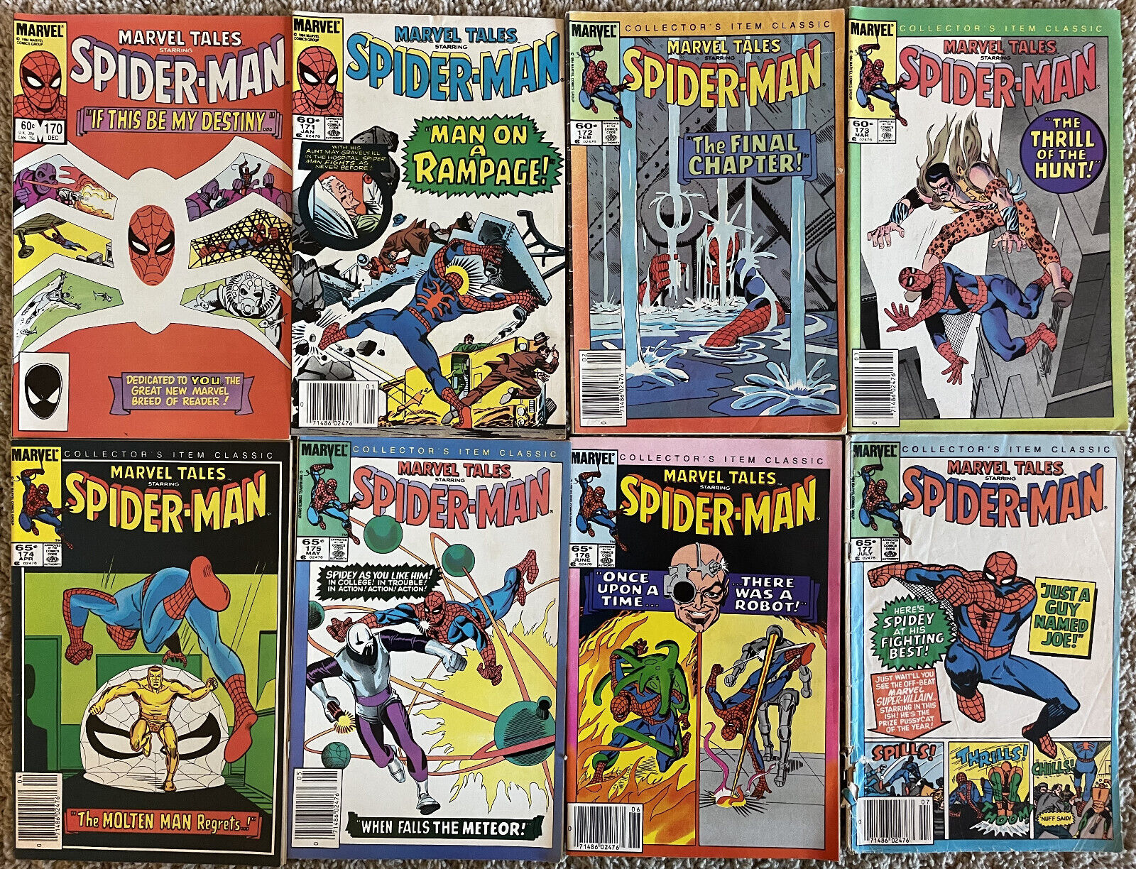 Marvel Tales Spider-Man Lot #15 Marvel comic  series from the 1970s