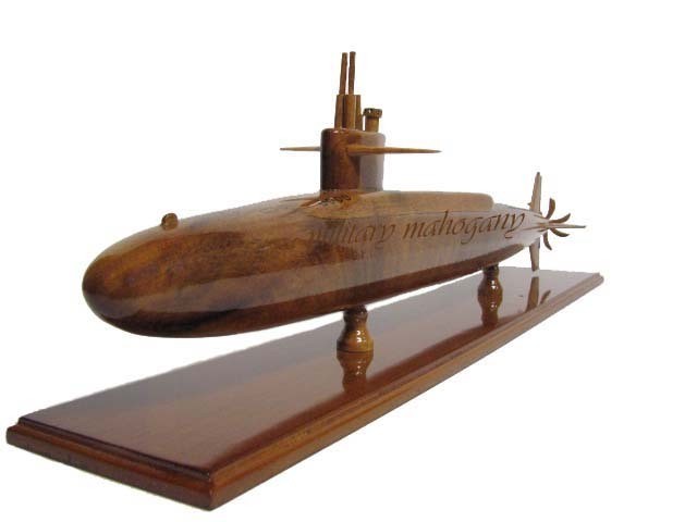 USS Lafayette Class SSBN-616 FBM Navy Nuclear Submarine Sub Wood Wooden Model
