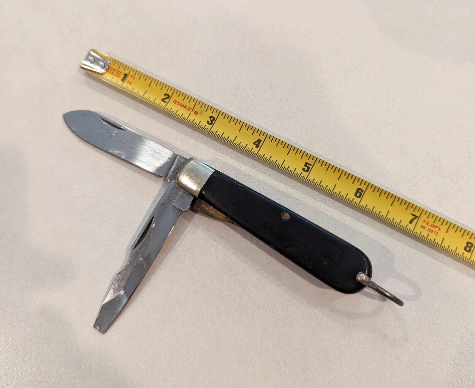 Awesome Vintage 2-Blade Camillus Electrician Knife, liner lock 