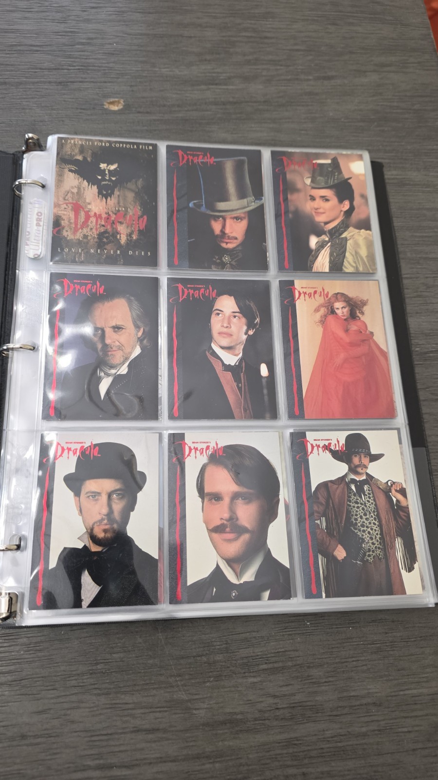 1992 Topps Bram Stoker's Dracula Complete Card Set 100/100 - Read Description