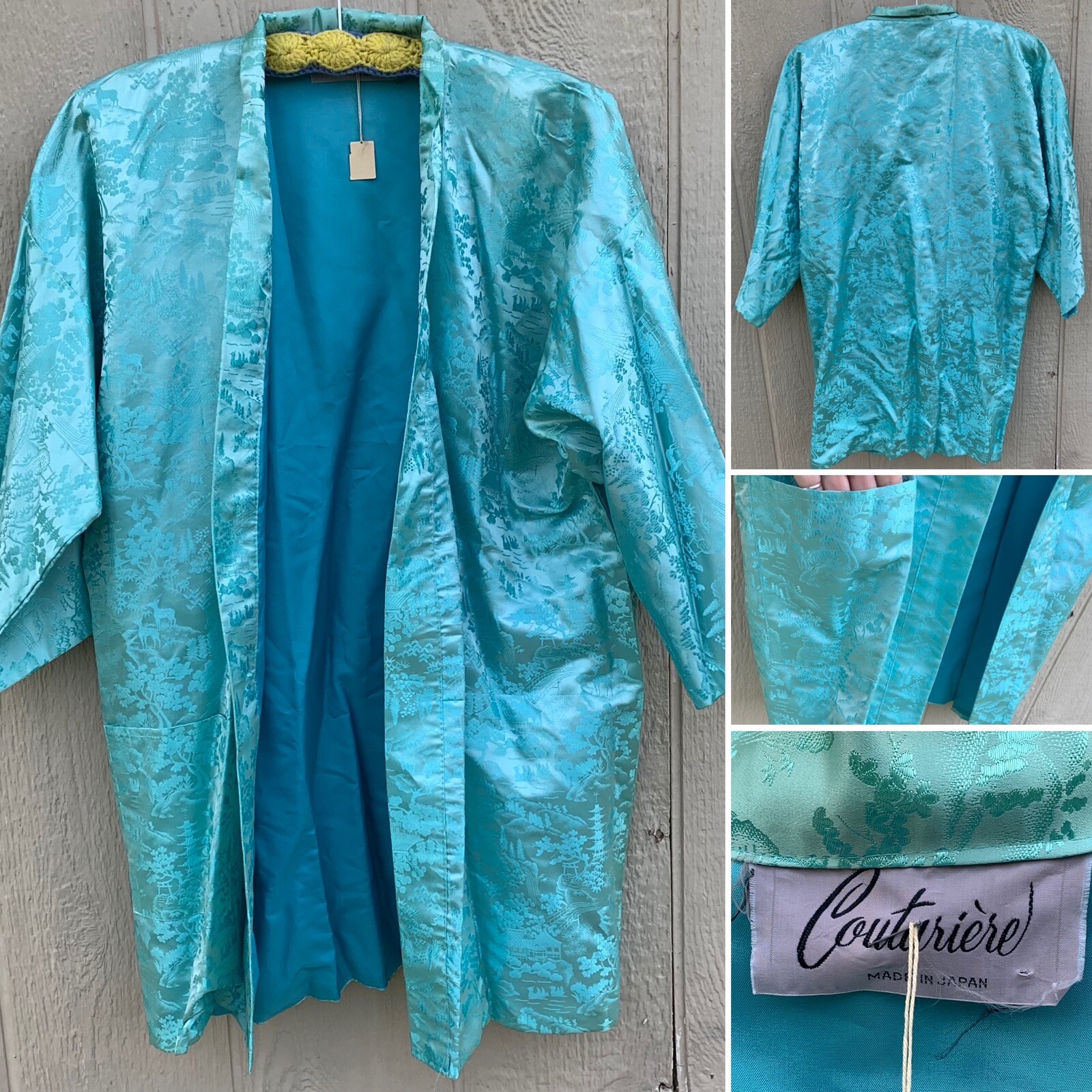 vintage Couturiere made in Japan kimono style ladies womens jacket blazer coat