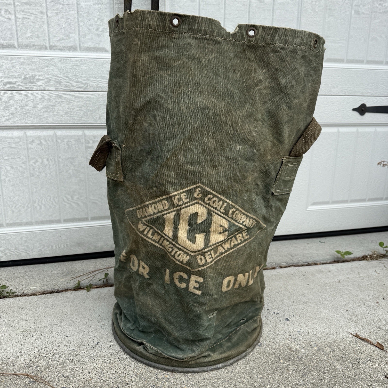 Antique Diamond Ice and Coal Company Canvas Bag 30\