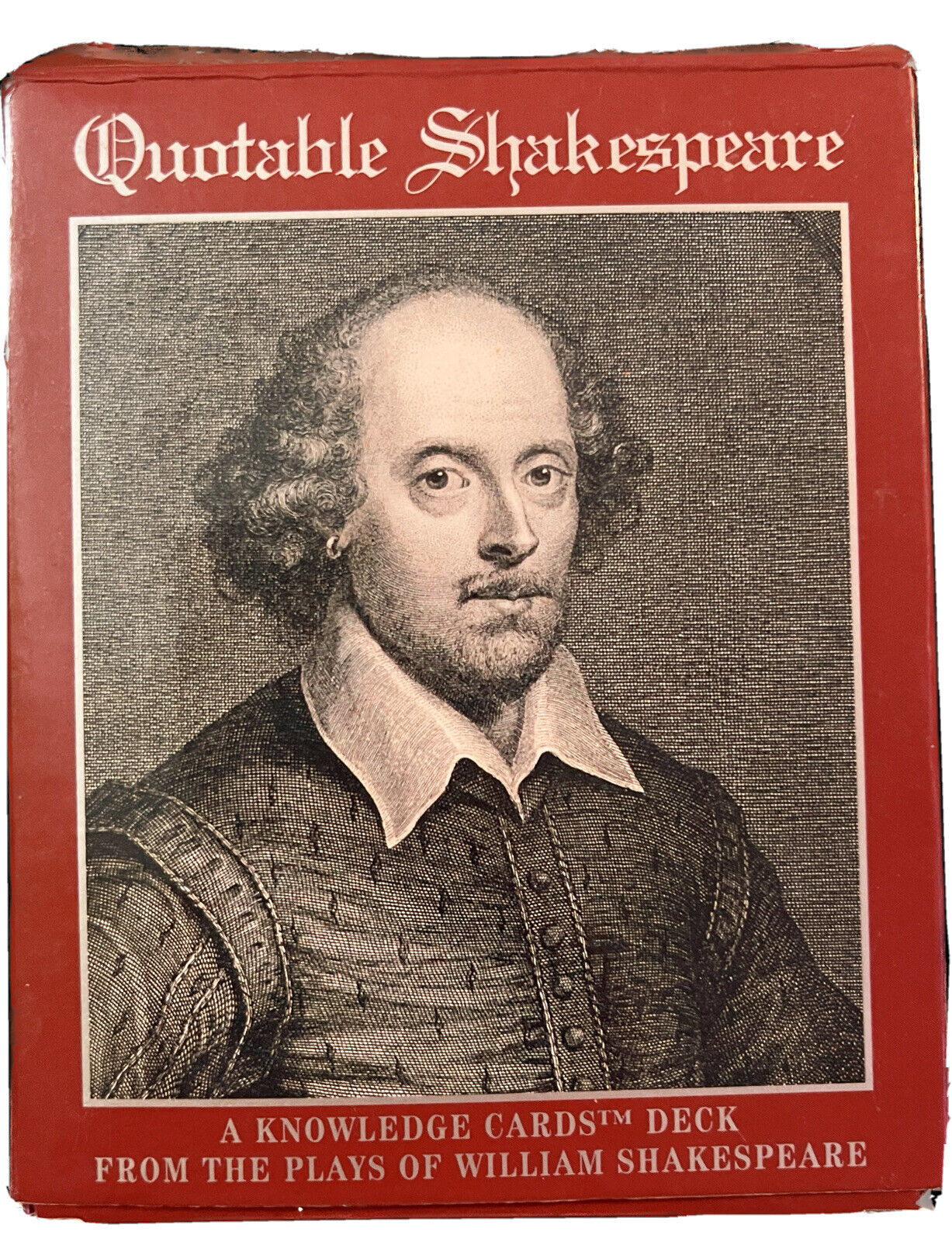 William Shakespeare -Quotable Shakespeare: A Knowledge Cards Deck from his Plays