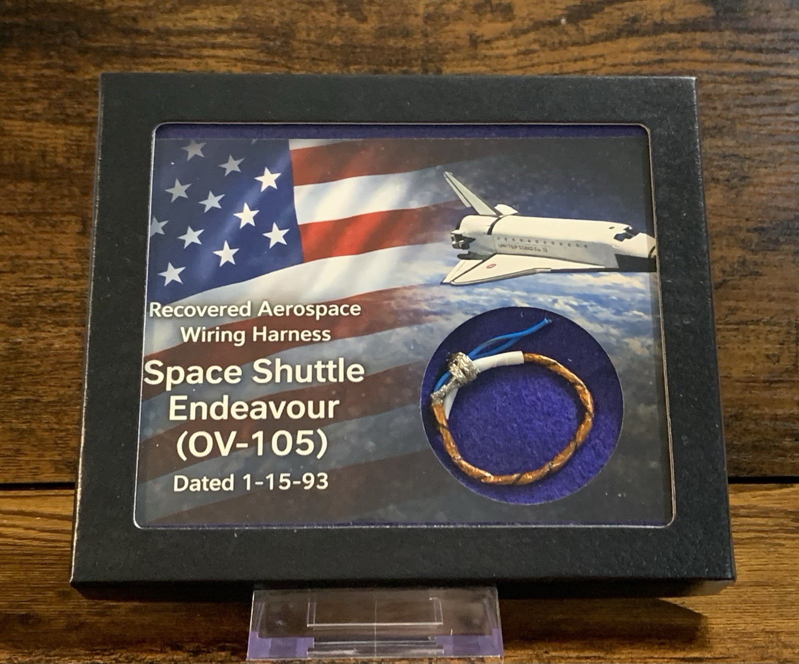 Space Shuttle Endeavour OV-105 Recovered Wiring Harness Relic NASA Artifact