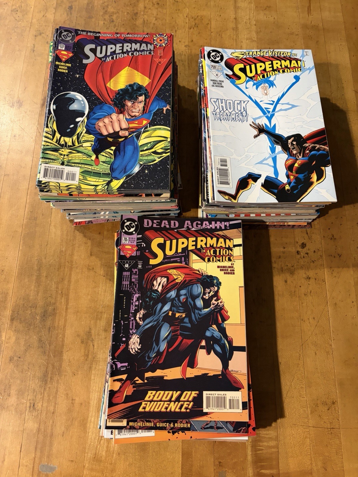 Huge Action Comics (Superman) Lot of 125 comics