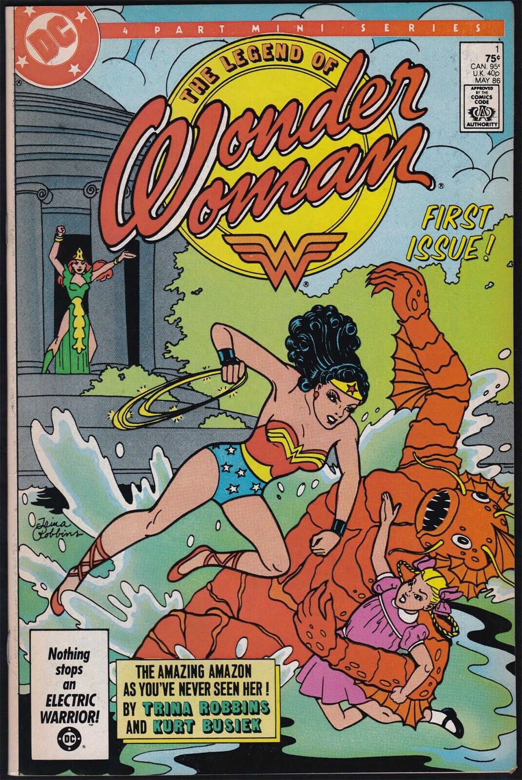 DC Comics LEGEND OF WONDER WOMAN #1 Kurt Busiek VF-