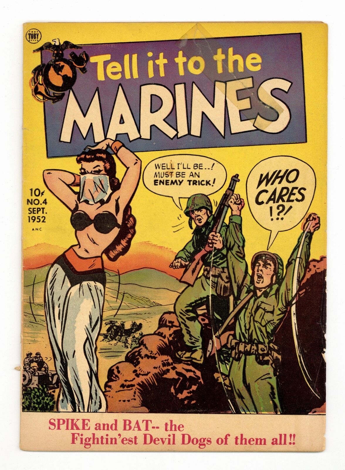 Tell It to the Marines #4 GD+ 2.5 1952