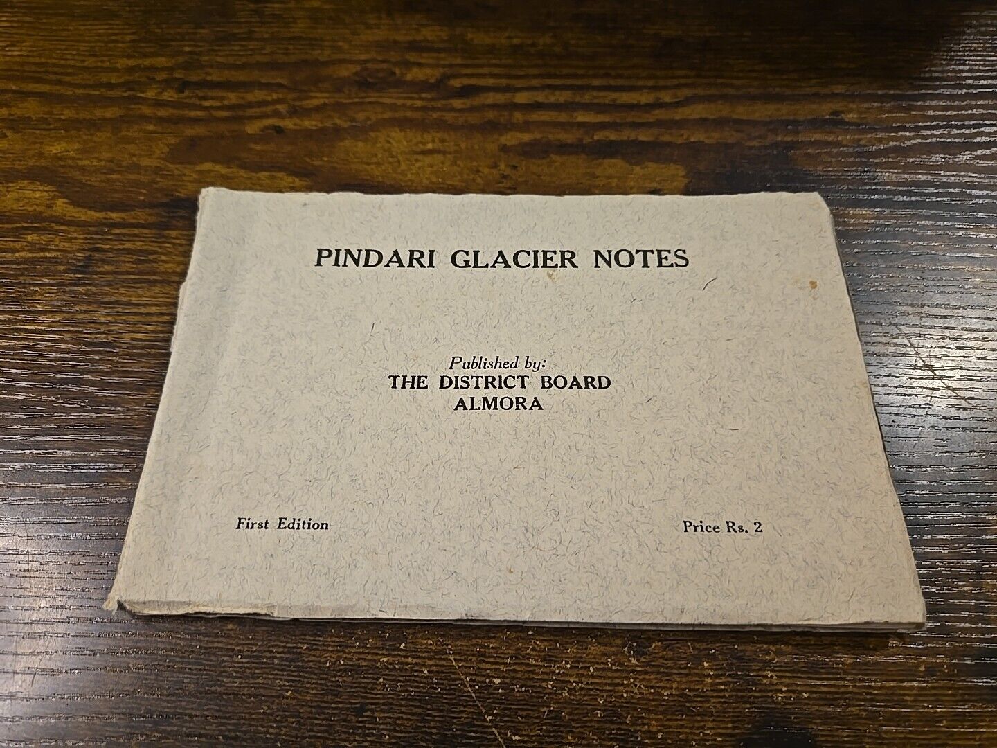 1946 Vintage Booklet: Pindari Glacier Notes First Edition