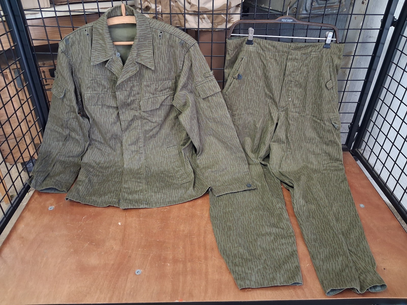 GDR NVA FDA FIELD SERVICE UNIFORM JACKET & TROUSERS k44 - g60