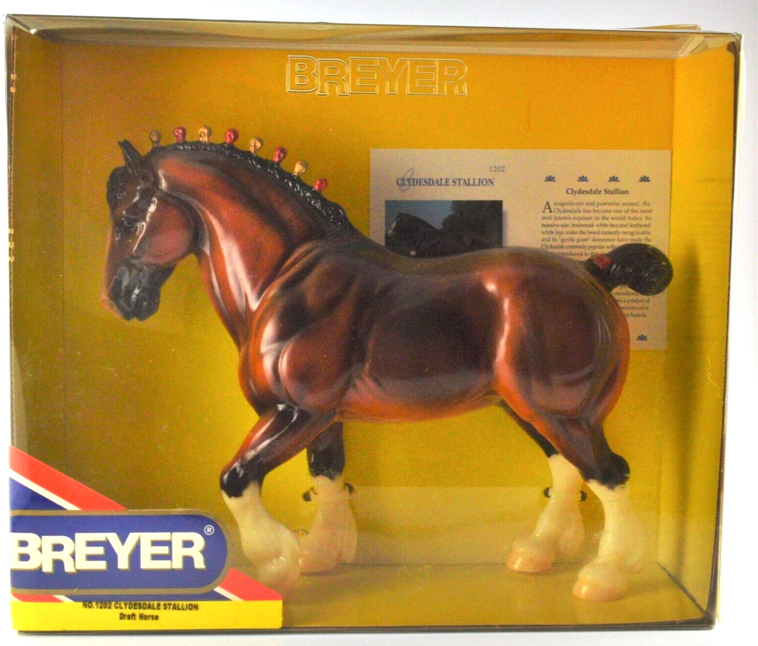 Breyer Clydesdale Stallion Draft Horse  #1202 New in Box