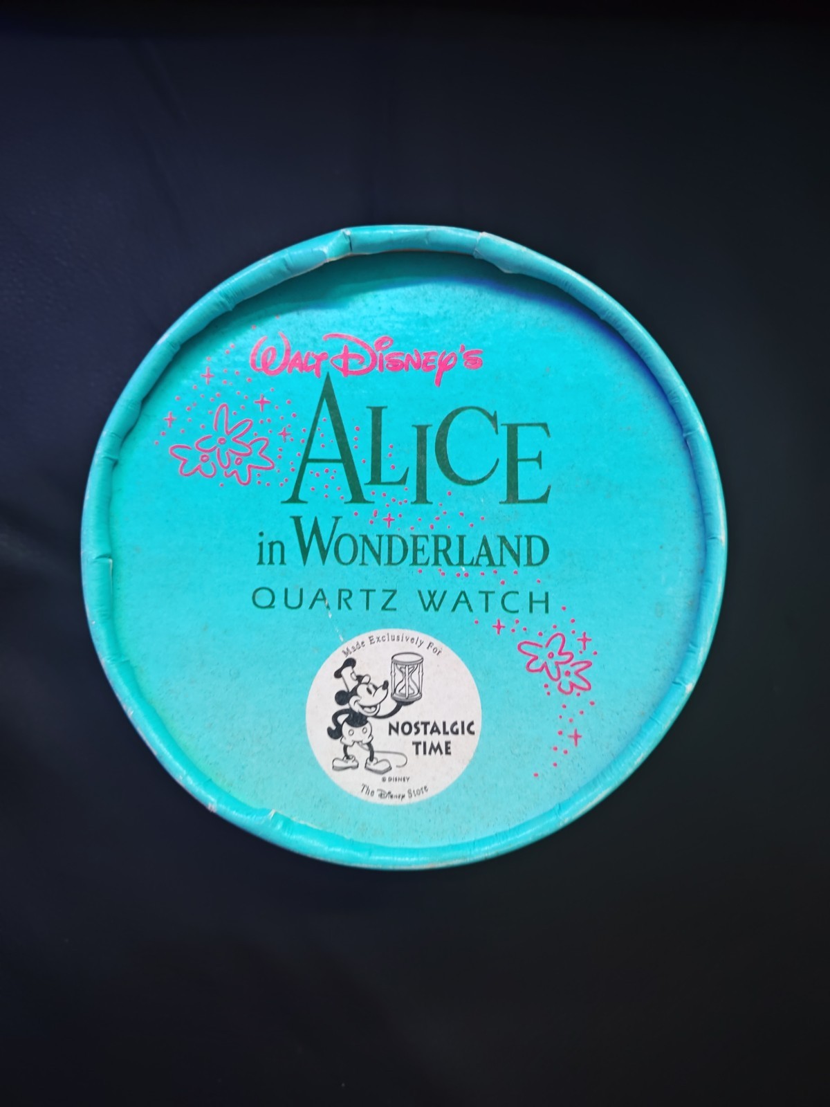 VTG CHESHIRE CAT Nostalgic Time Alice in Wonderland Disney Quartz Watch