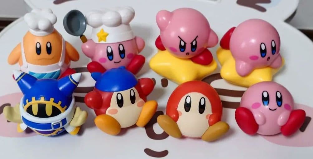 Kirby Wobbling Mascot Vol 3 Complete Set of 5 Plus Vol 1 Set of 3 Collectible