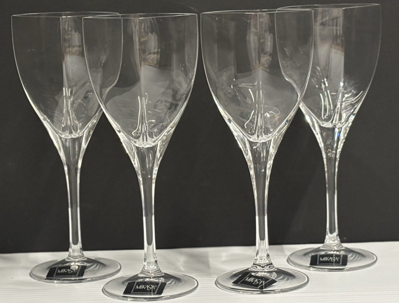 Mikasa Panache Crystal Wine Glasses Set of 4 NWT Discontinued