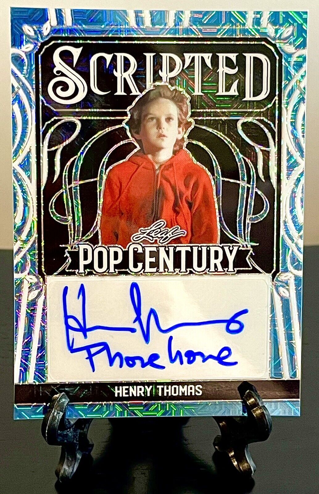 2024 LEAF POP CENTURY HENRY THOMAS 1/1 AUTO “PHONE HOME” E.T. #SC-HT4