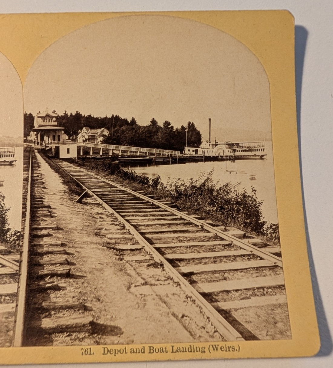 Depot / Steamboat Landing - Weirs Beach Lake Winnipesaukee, New Hampshire - A