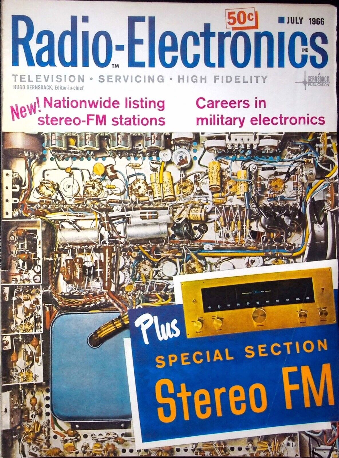 SPECIAL SECTION STEREO FM - RADIO - ELECTRONICS MAGAZINE, JULY 1966