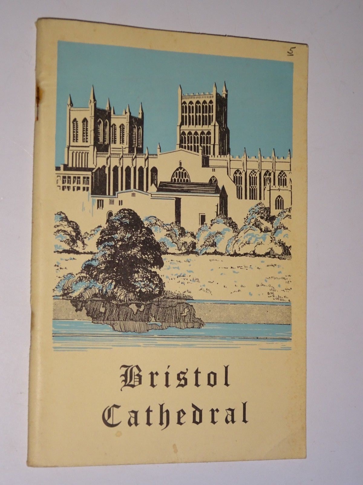 1950\'s The Cathedral Church of Bristol Historical & Descriptive Handbook 15th Ed