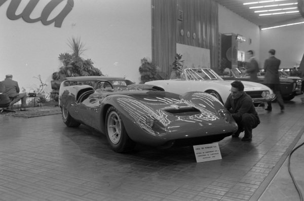 De Tomaso 70P Motor Show Advertising 1965 Car Old Photo 2
